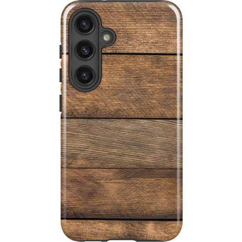 Early American Wood Planks Galaxy S25 Impact Case